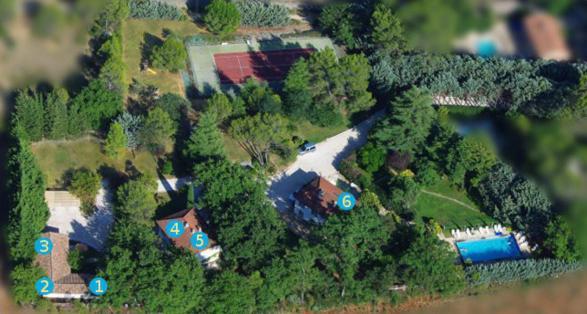 Residence Miro, Gites Avec Piscine Chauffee Et Tennis Les Arcs-sur-Argens Luaran gambar
